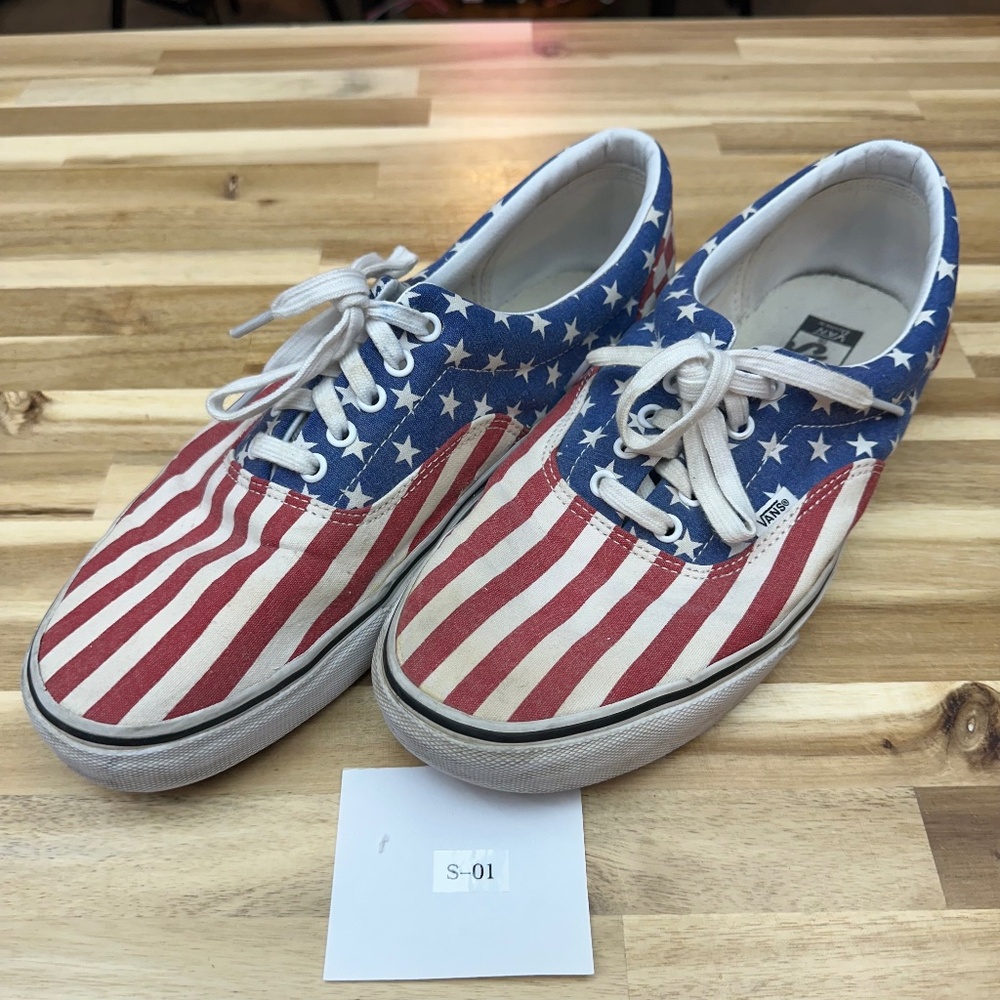Vans Era Canvas Stars and Stripes Men's 13